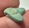 Picture of ANCIENT EGYPT.  BEAUTIFUL COLOR. GRECO - ROMAN - FAIENCE FLY AMULET . 300 B.C - 100 A.D
