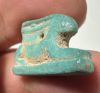 Picture of ANCIENT EGYPT.  BEAUTIFUL COLOR. GRECO - ROMAN - FAIENCE HARE AMULET . 300 B.C - 100 A.D