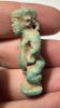 Picture of ANCIENT EGYPT.  BEAUTIFUL & LARGE COLOR. GRECO - ROMAN - FAIENCE POTAIKOS AMULET . 300 B.C - 100 A.D