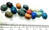 Picture of ANCIENT EGYPT.  BEAUTIFUL COLOR. GRECO - ROMAN - LOT OF 16 FAIENCE SCARABS . 300 B.C - 100 A.D