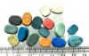 Picture of ANCIENT EGYPT.  BEAUTIFUL COLOR. GRECO - ROMAN - LOT OF 16 FAIENCE SCARABS . 300 B.C - 100 A.D
