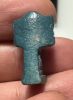 Picture of ANCIENT EGYPT.  BEAUTIFUL COLOR. GRECO - ROMAN - FAIENCE SHU AMULET . 300 B.C - 100 A.D