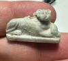 Picture of ANCIENT EGYPT. GRECO - ROMAN - FAIENCE AMULET OF A LION . 300 B.C - 100 A.D