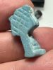 Picture of ANCIENT EGYPT.  BEAUTIFUL COLOR. GRECO - ROMAN - FAIENCE SHU AMULET . 300 B.C - 100 A.D