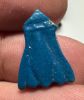 Picture of ANCIENT EGYPT.  BEAUTIFUL COLOR. GRECO - ROMAN - FAIENCE LOTUS FLOWER  AMULET . 300 B.C - 100 A.D