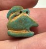 Picture of ANCIENT EGYPT.  BEAUTIFUL COLOR. GRECO - ROMAN - FAIENCE IBIS AMULET . 300 B.C - 100 A.D