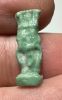 Picture of ANCIENT EGYPT.  BEAUTIFUL COLOR. GRECO - ROMAN - FAIENCE BES AMULET . 300 B.C - 100 A.D