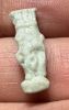 Picture of ANCIENT EGYPT.  BEAUTIFUL COLOR. GRECO - ROMAN - FAIENCE BES AMULET . 300 B.C - 100 A.D