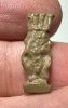Picture of ANCIENT EGYPT.  BEAUTIFUL COLOR. GRECO - ROMAN - FAIENCE BES AMULET . 300 B.C - 100 A.D