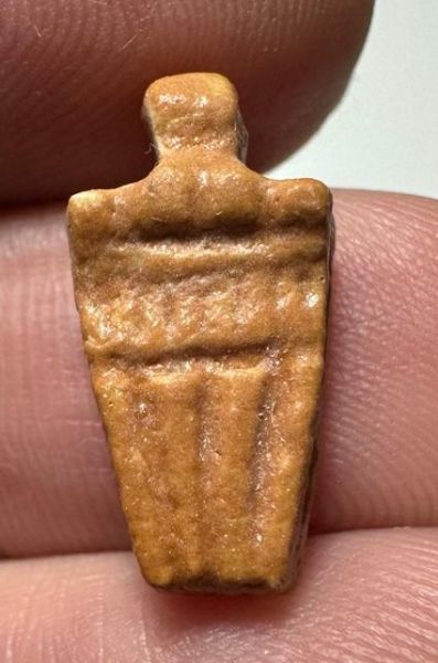 Picture of ANCIENT EGYPT.  BEAUTIFUL COLOR. GRECO - ROMAN - FAIENCE  AMULET . 300 B.C - 100 A.D