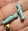 Picture of ANCIENT EGYPT.  BEAUTIFUL COLOR. GRECO - ROMAN - FAIENCE  AMULETS. LOT OF TWO . 300 B.C - 100 A.D