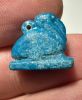 Picture of ANCIENT EGYPT.  BEAUTIFUL COLOR. GRECO - ROMAN - FAIENCE IBIS AMULET . 300 B.C - 100 A.D