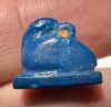 Picture of ANCIENT EGYPT.  BEAUTIFUL COLOR. GRECO - ROMAN - FAIENCE IBIS AMULET . 300 B.C - 100 A.D