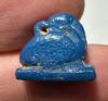 Picture of ANCIENT EGYPT.  BEAUTIFUL COLOR. GRECO - ROMAN - FAIENCE IBIS AMULET . 300 B.C - 100 A.D