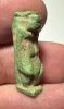 Picture of ANCIENT EGYPT.  BEAUTIFUL COLOR. GRECO - ROMAN - FAIENCE TAWERET AMULET . 300 B.C - 100 A.D