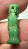 Picture of ANCIENT EGYPT.  BEAUTIFUL COLOR. GRECO - ROMAN - FAIENCE POTAIKOS AMULET . 300 B.C - 100 A.D