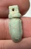 Picture of ANCIENT EGYPT.  BEAUTIFUL COLOR. GRECO - ROMAN - FAIENCE HEART AMULET . 300 B.C - 100 A.D