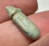 Picture of ANCIENT EGYPT.  BEAUTIFUL COLOR. GRECO - ROMAN - FAIENCE HEART AMULET . 300 B.C - 100 A.D