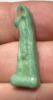Picture of ANCIENT EGYPT.  BEAUTIFUL COLOR. GRECO - ROMAN - FAIENCE THOTH AMULET . 300 B.C - 100 A.D