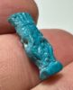 Picture of ANCIENT EGYPT.  BEAUTIFUL COLOR. GRECO - ROMAN - FAIENCE BES AMULET . 300 B.C - 100 A.D