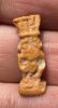 Picture of ANCIENT EGYPT.  BEAUTIFUL COLOR. GRECO - ROMAN - FAIENCE BES AMULET . 300 B.C - 100 A.D