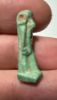 Picture of ANCIENT EGYPT.  BEAUTIFUL COLOR. GRECO - ROMAN - FAIENCE THOTH AMULET . 300 B.C - 100 A.D