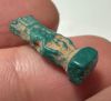 Picture of ANCIENT EGYPT.  BEAUTIFUL COLOR. GRECO - ROMAN - FAIENCE BES AMULET . 300 B.C - 100 A.D