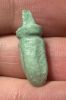 Picture of ANCIENT EGYPT.  BEAUTIFUL COLOR. GRECO - ROMAN - FAIENCE HEART AMULET . 300 B.C - 100 A.D