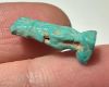 Picture of ANCIENT EGYPT.  BEAUTIFUL COLOR. GRECO - ROMAN - FAIENCE BES AMULET . 300 B.C - 100 A.D