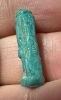 Picture of ANCIENT EGYPT.  BEAUTIFUL COLOR. GRECO - ROMAN - FAIENCE TAWERET AMULET . 300 B.C - 100 A.D