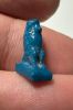 Picture of ANCIENT EGYPT.  BEAUTIFUL COLOR. GRECO - ROMAN - FAIENCE BABOON AMULET . 300 B.C - 100 A.D