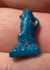 Picture of ANCIENT EGYPT.  BEAUTIFUL COLOR. GRECO - ROMAN - FAIENCE BABOON AMULET . 300 B.C - 100 A.D