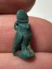 Picture of ANCIENT EGYPT.  BEAUTIFUL COLOR. GRECO - ROMAN - FAIENCE HORUS AMULET . 300 B.C - 100 A.D