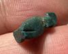 Picture of ANCIENT EGYPT.  BEAUTIFUL COLOR. GRECO - ROMAN - FAIENCE HORUS AMULET . 300 B.C - 100 A.D