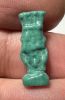 Picture of ANCIENT EGYPT.  BEAUTIFUL COLOR. GRECO - ROMAN - FAIENCE BES AMULET . 300 B.C - 100 A.D