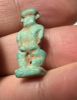 Picture of ANCIENT EGYPT.  BEAUTIFUL COLOR. GRECO - ROMAN - FAIENCE POTAIKOS AMULET . 300 B.C - 100 A.D