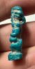 Picture of ANCIENT EGYPT.  BEAUTIFUL COLOR. GRECO - ROMAN - FAIENCE POTAIKOS AMULET . 300 B.C - 100 A.D