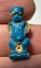 Picture of ANCIENT EGYPT.  BEAUTIFUL COLOR. GRECO - ROMAN - FAIENCE POTAIKOS AMULET . 300 B.C - 100 A.D