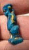 Picture of ANCIENT EGYPT.  BEAUTIFUL COLOR. GRECO - ROMAN - FAIENCE POTAIKOS AMULET . 300 B.C - 100 A.D