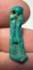 Picture of ANCIENT EGYPT.  BEAUTIFUL COLOR. GRECO - ROMAN - FAIENCE THOTH AMULET . 300 B.C - 100 A.D