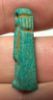 Picture of ANCIENT EGYPT.  BEAUTIFUL COLOR. GRECO - ROMAN - FAIENCE THOTH AMULET . 300 B.C - 100 A.D