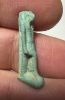Picture of ANCIENT EGYPT.  BEAUTIFUL COLOR. GRECO - ROMAN - FAIENCE THOTH AMULET . 300 B.C - 100 A.D