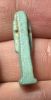 Picture of ANCIENT EGYPT.  BEAUTIFUL COLOR. GRECO - ROMAN - FAIENCE THOTH AMULET . 300 B.C - 100 A.D
