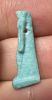 Picture of ANCIENT EGYPT.  BEAUTIFUL COLOR. GRECO - ROMAN - FAIENCE THOTH AMULET . 300 B.C - 100 A.D