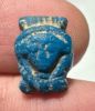 Picture of ANCIENT EGYPT.  BEAUTIFUL COLOR. GRECO - ROMAN - FAIENCE HATHOR AMULET . 300 B.C - 100 A.D