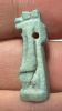 Picture of ANCIENT EGYPT.  BEAUTIFUL COLOR. GRECO - ROMAN - FAIENCE TAWERET AMULET . 300 B.C - 100 A.D
