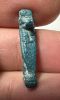 Picture of ANCIENT EGYPT.  BEAUTIFUL COLOR. GRECO - ROMAN - FAIENCE TAWERET AMULET . 300 B.C - 100 A.D