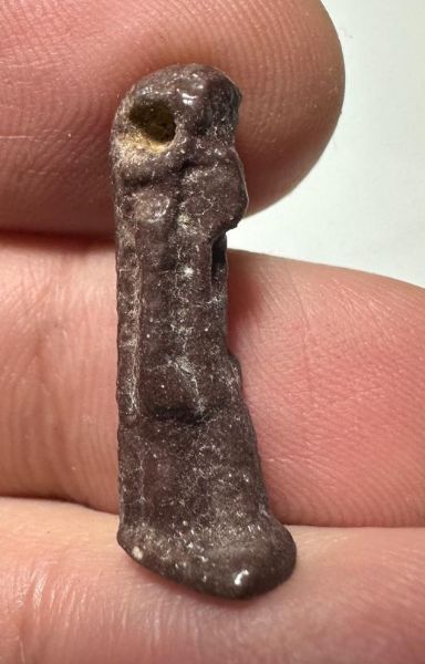 Picture of ANCIENT EGYPT.  BEAUTIFUL COLOR. GRECO - ROMAN - FAIENCE THOTH AMULET . 300 B.C - 100 A.D