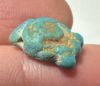 Picture of ANCIENT EGYPT.  BEAUTIFUL COLOR. GRECO - ROMAN - FAIENCE HATHOR AMULET . 300 B.C - 100 A.D
