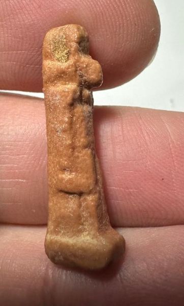 Picture of ANCIENT EGYPT.  BEAUTIFUL COLOR. GRECO - ROMAN - FAIENCE THOTH AMULET . 300 B.C - 100 A.D